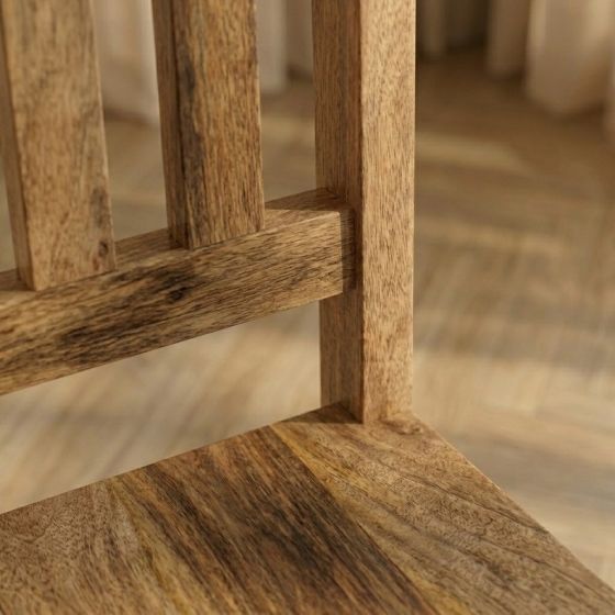 Acre & Artisan Light Solid Wood Dining Chair