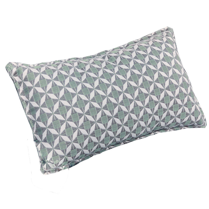 Pair of Outdoor Sunbrella Bolster Cushions 30x50cm - Mosaic Glacier