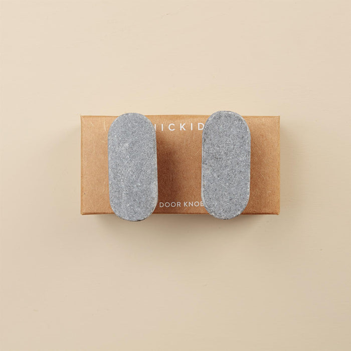 Veena Grey Stone Drawer Knobs
