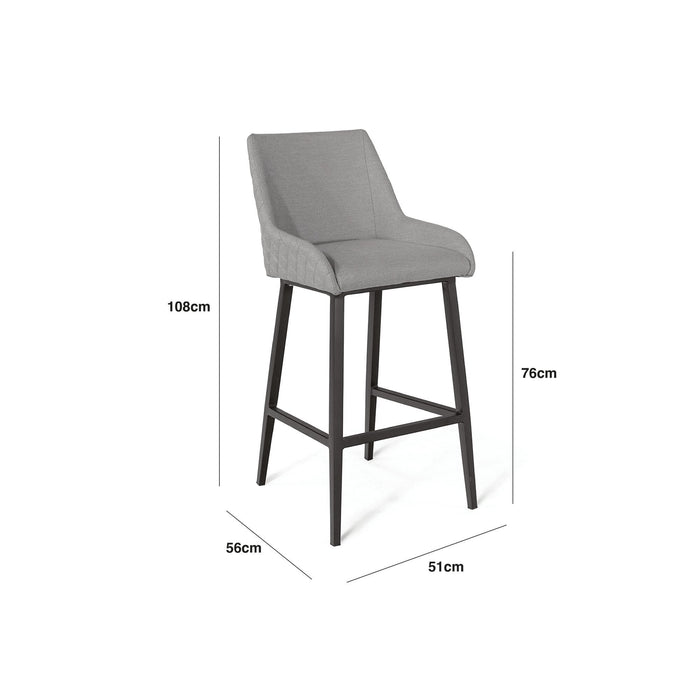 Outdoor Fabric Regal Bar Stool