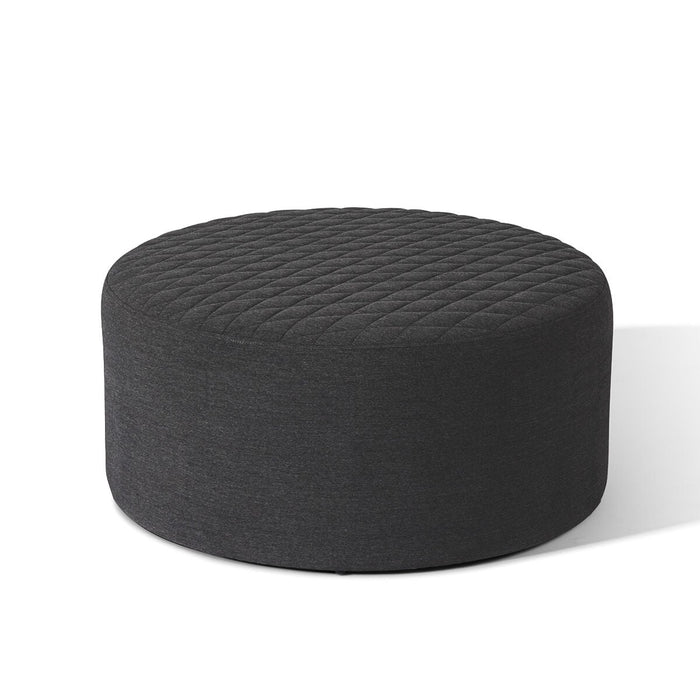 Outdoor Fabric Ambition Quilted Footstool
