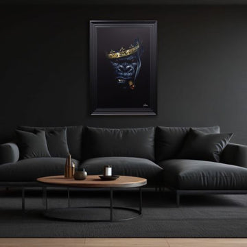 Bad King Framed Art