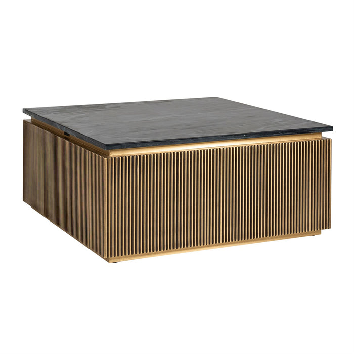 Ironville Gold Square Coffee Table