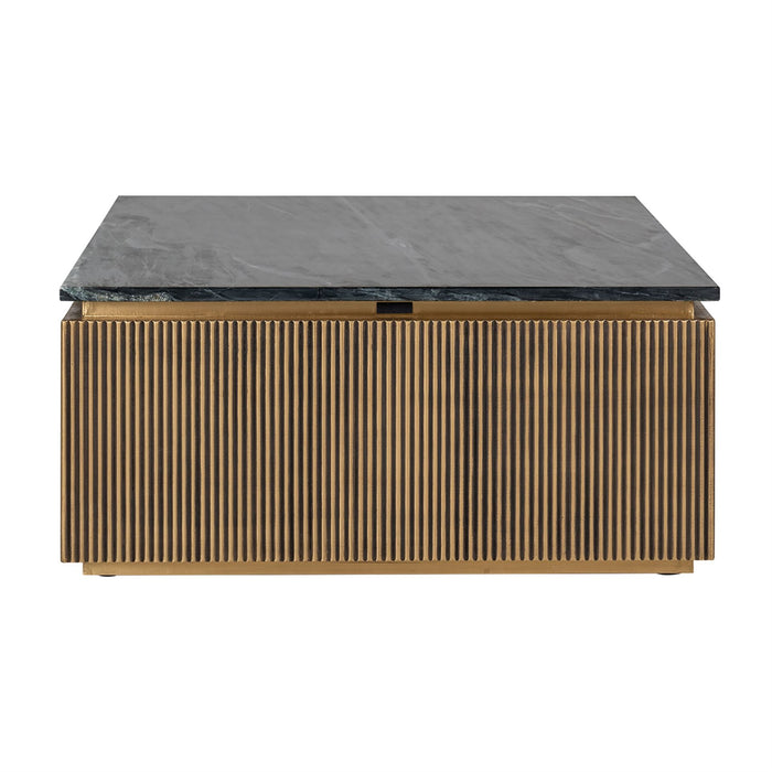 Ironville Gold Square Coffee Table
