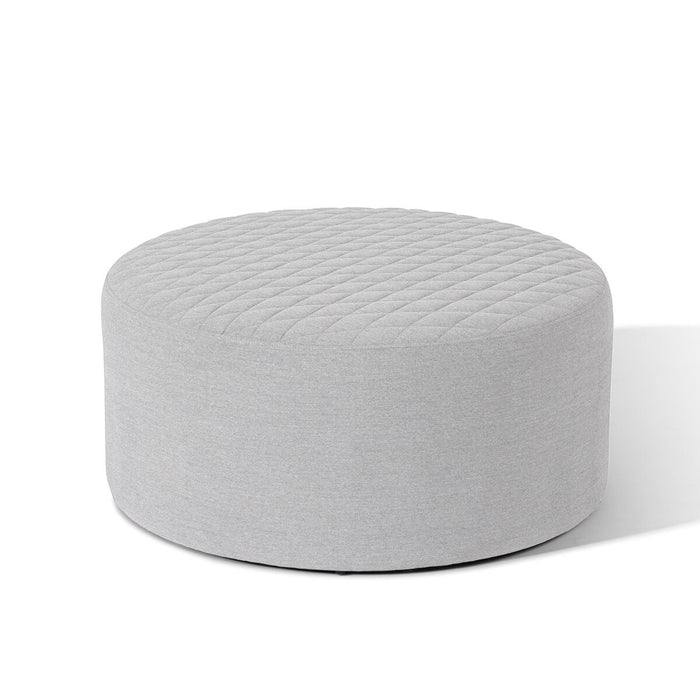 Outdoor Fabric Ambition Quilted Footstool