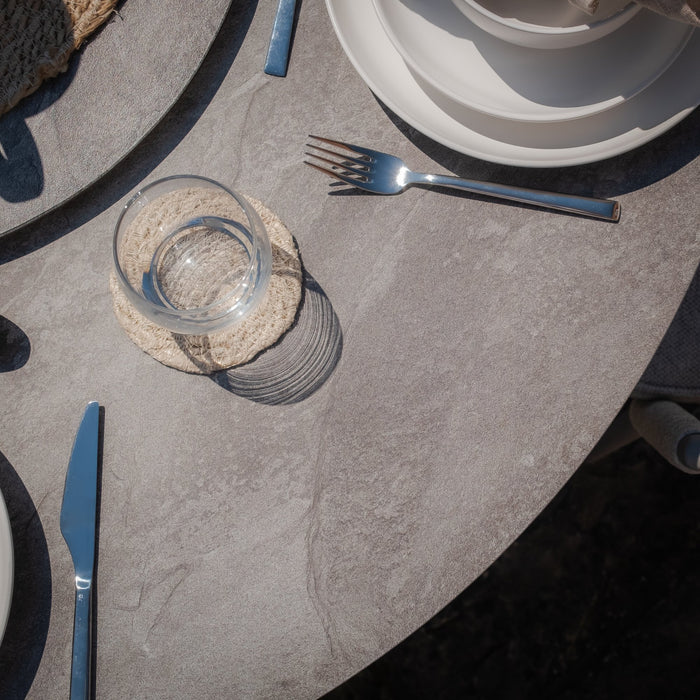 Monaco Rope Weave 6 Seat Oval Dining Set