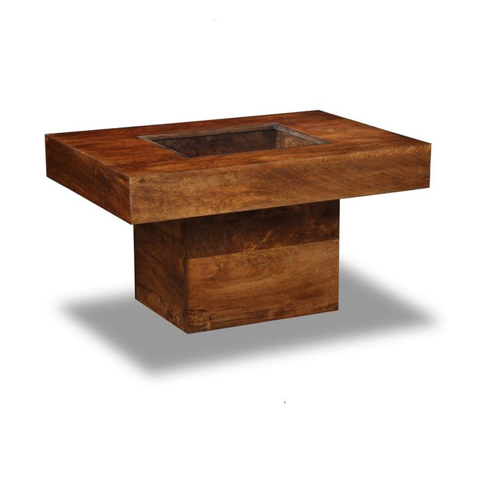 Dakota Mango Wood 85cm Pebble Coffee Table - In Stock