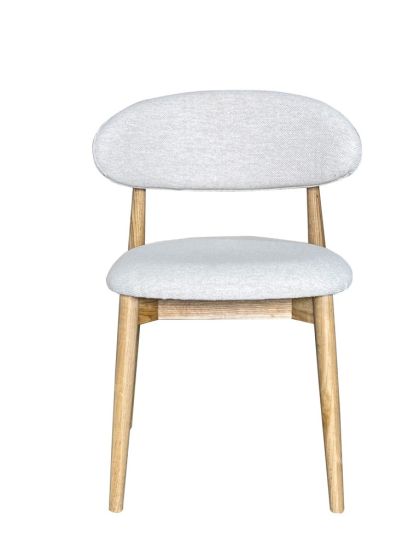Acre & Artisan Light Solid Wood 220Cm Mango Wood Dining Table 8 Scandi Green Velvet Oak Dining Chair 1