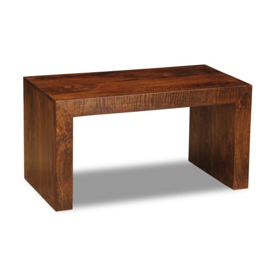 Acre & Artisan Solid Wood Small Open Coffee Table (85cm)