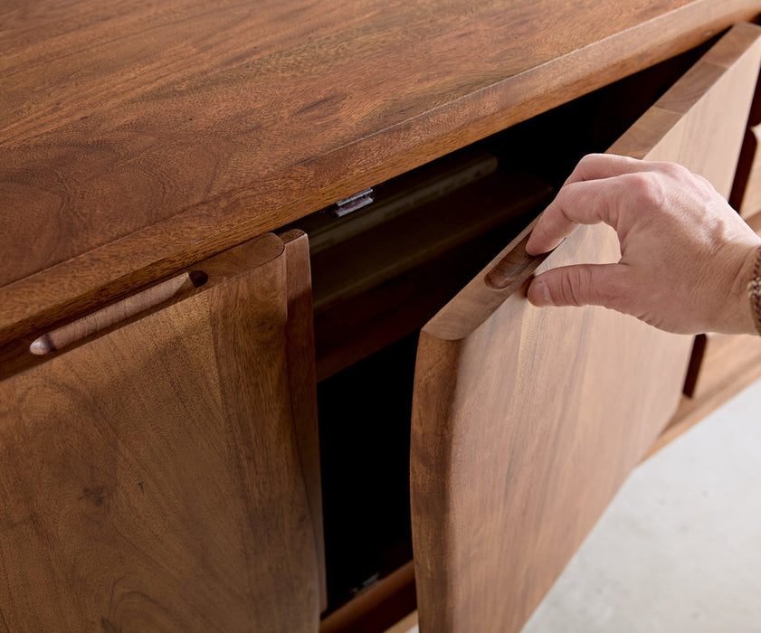 Sideboard Olympus Live-Edge 172cm Acacia Wood Brown