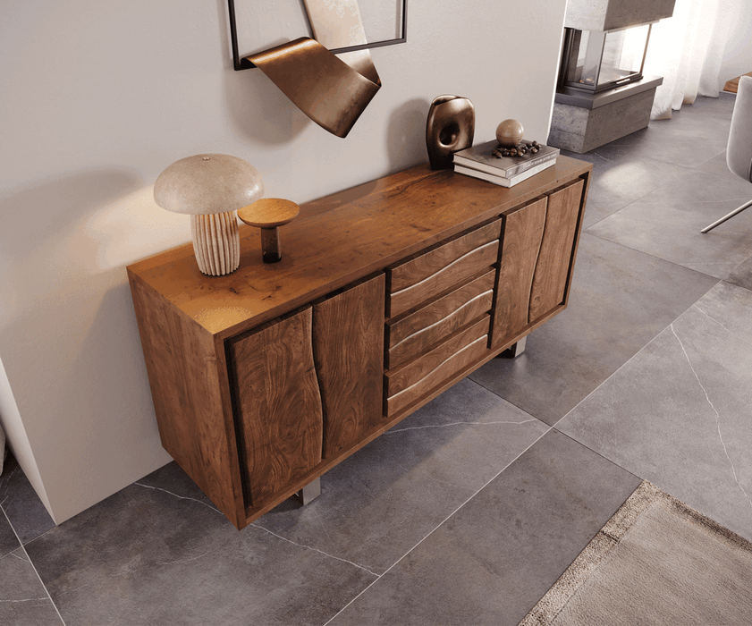 Sideboard Olympus Live-Edge 172cm Acacia Wood Brown