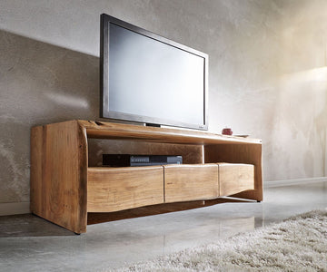 TV Stand Highland 145cm Acacia Wood Natural