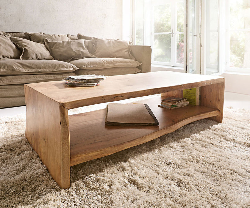 Coffee Table Highland 130x60cm Acacia Wood Natural