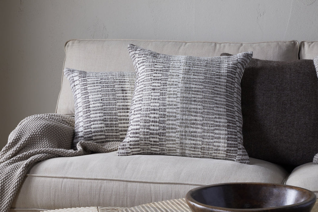 Aahna Wool Cushion Cover Charcoal