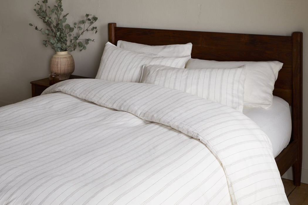 Anta Hemp Cotton Duvet Cover Sage Green