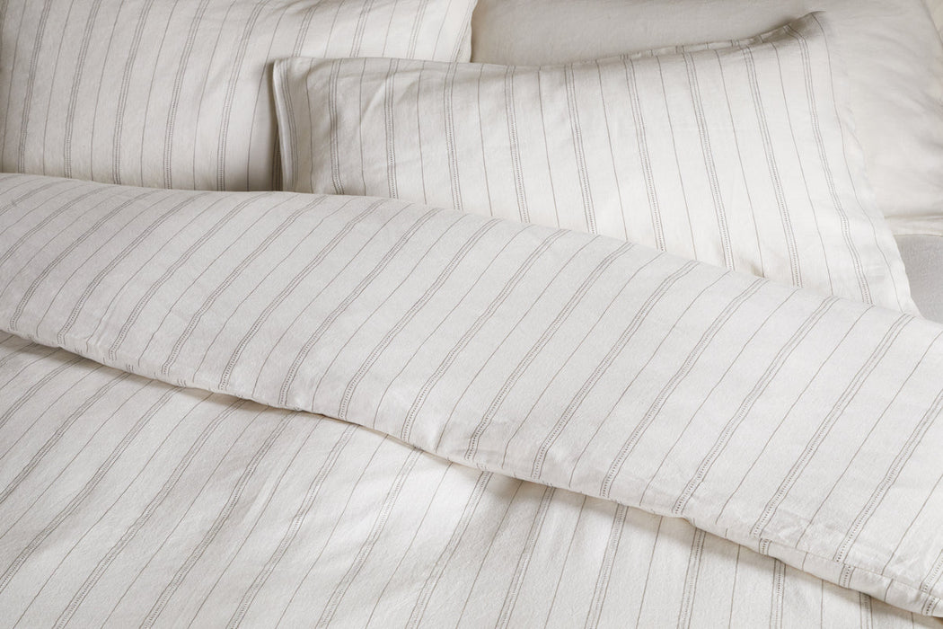 Anta Hemp Cotton Duvet Cover Sage Green