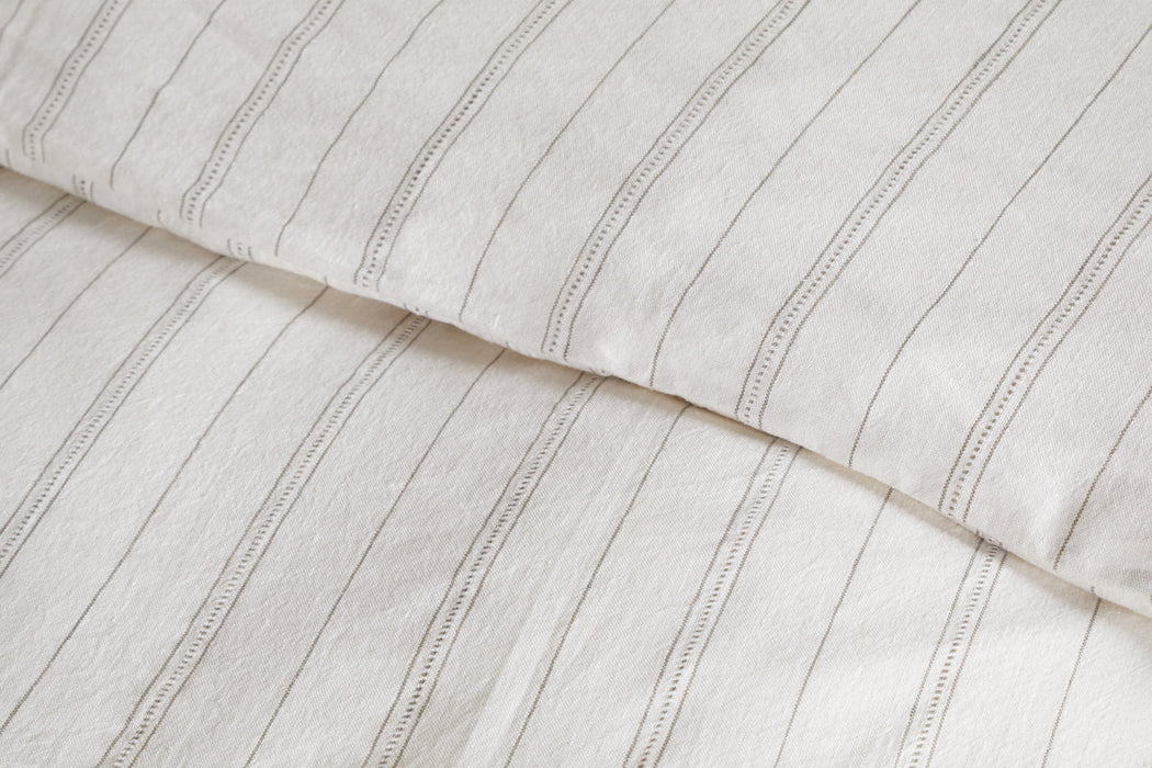 Anta Hemp Cotton Duvet Cover Sage Green