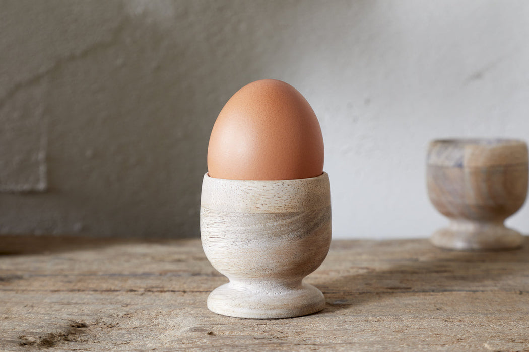 Awa Wooden Egg Cup Natural Set Of 2