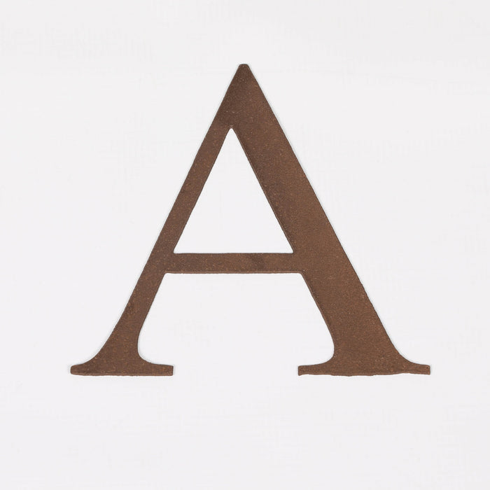 6 Rustic Iron Letter - A