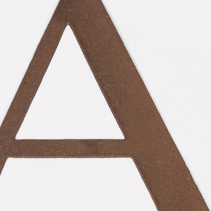 6 Rustic Iron Letter - A