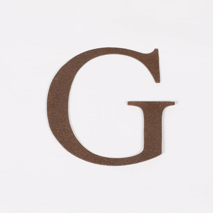 6 Rustic Iron Letter - G