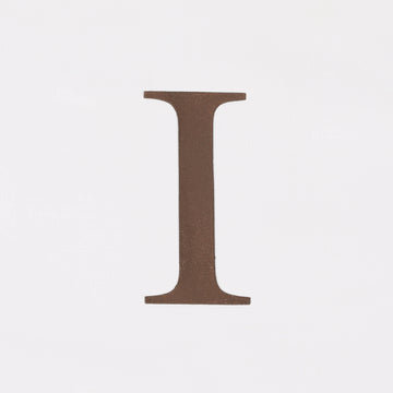 6" Rustic Iron Letter - I