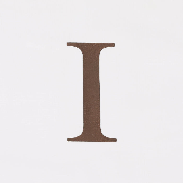 6 Rustic Iron Letter - I