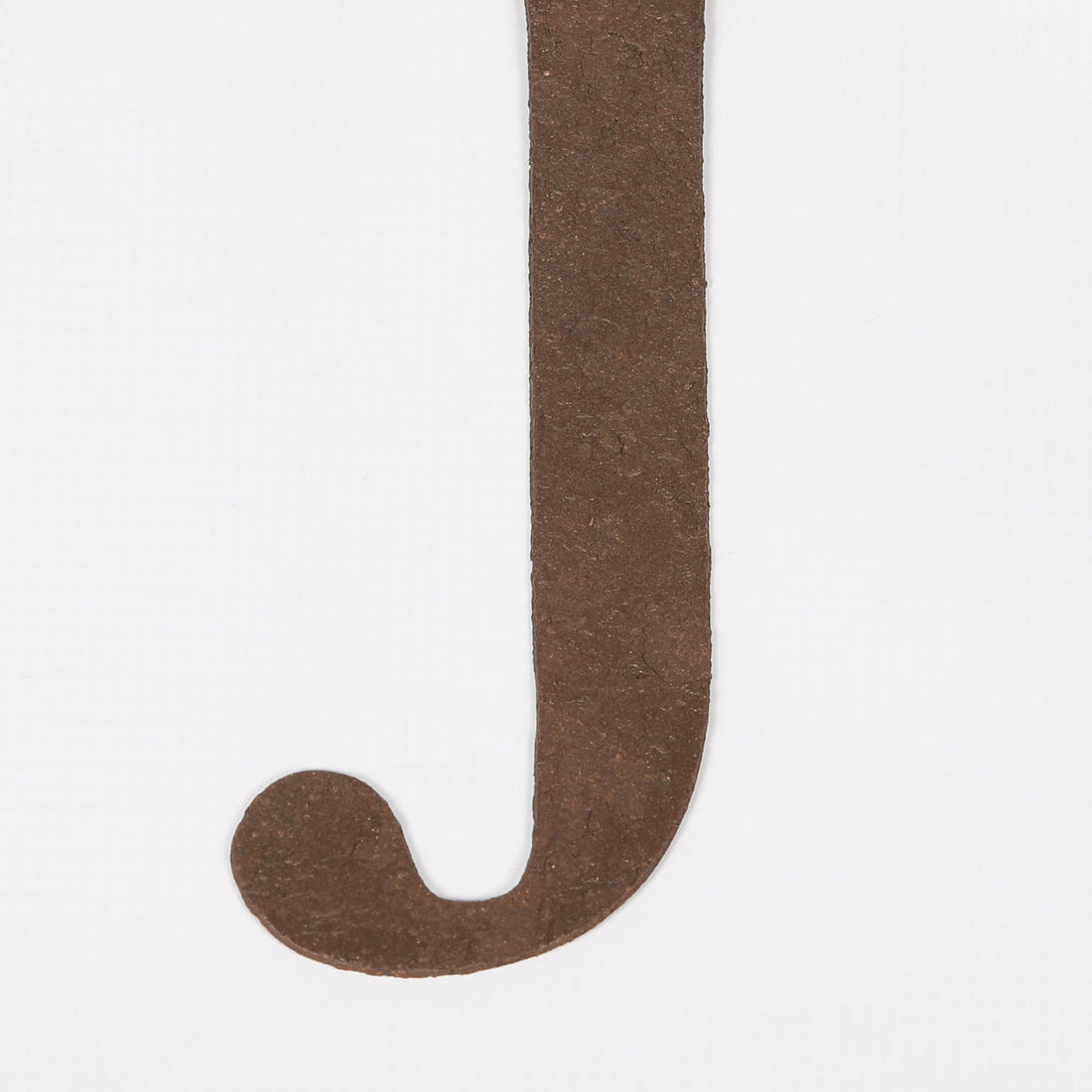 6" Rustic Iron Letter - J