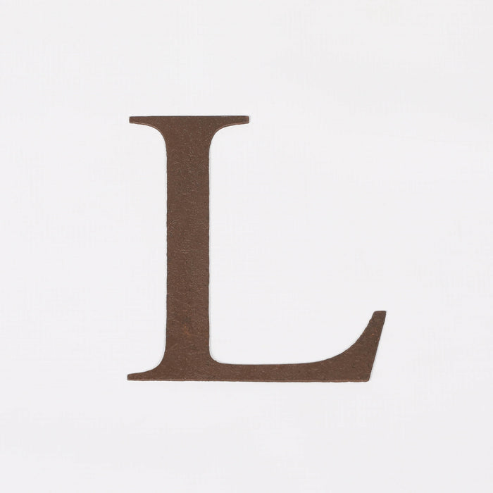6 Rustic Iron Letter - L