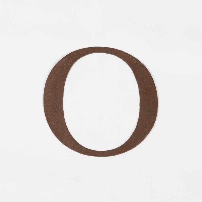 6 Rustic Iron Letter - O