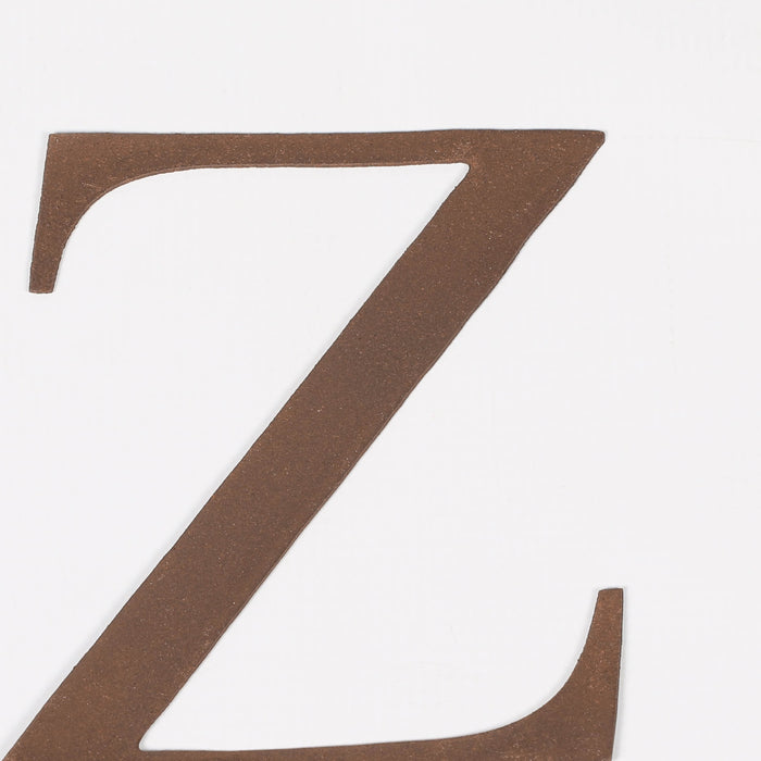 6 Rustic Iron Letter - Z