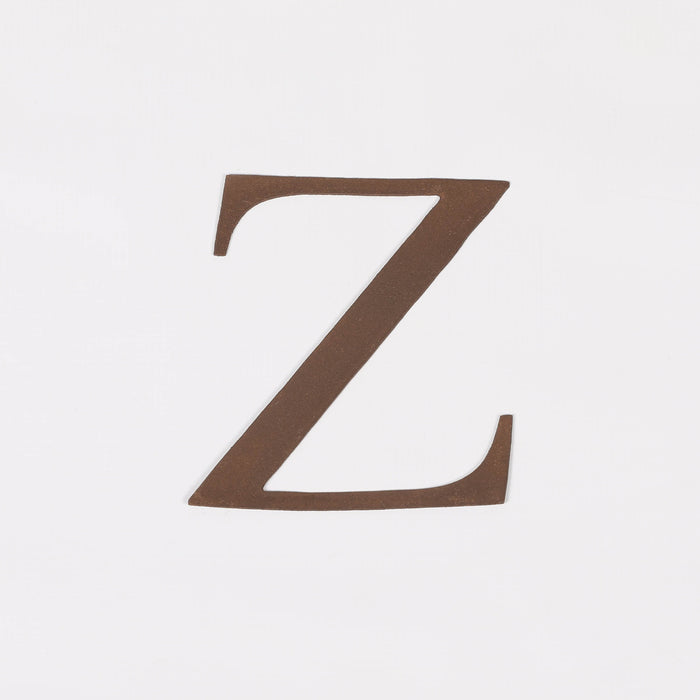 6 Rustic Iron Letter - Z