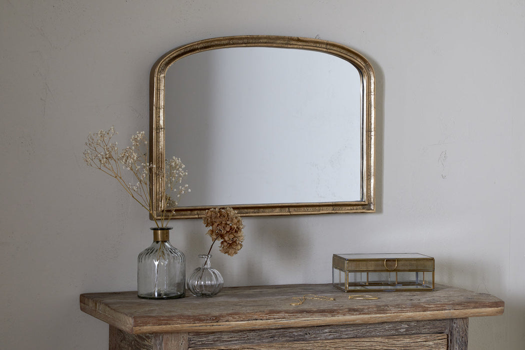 Almora Wall Mirror Antique Brass Extra Small