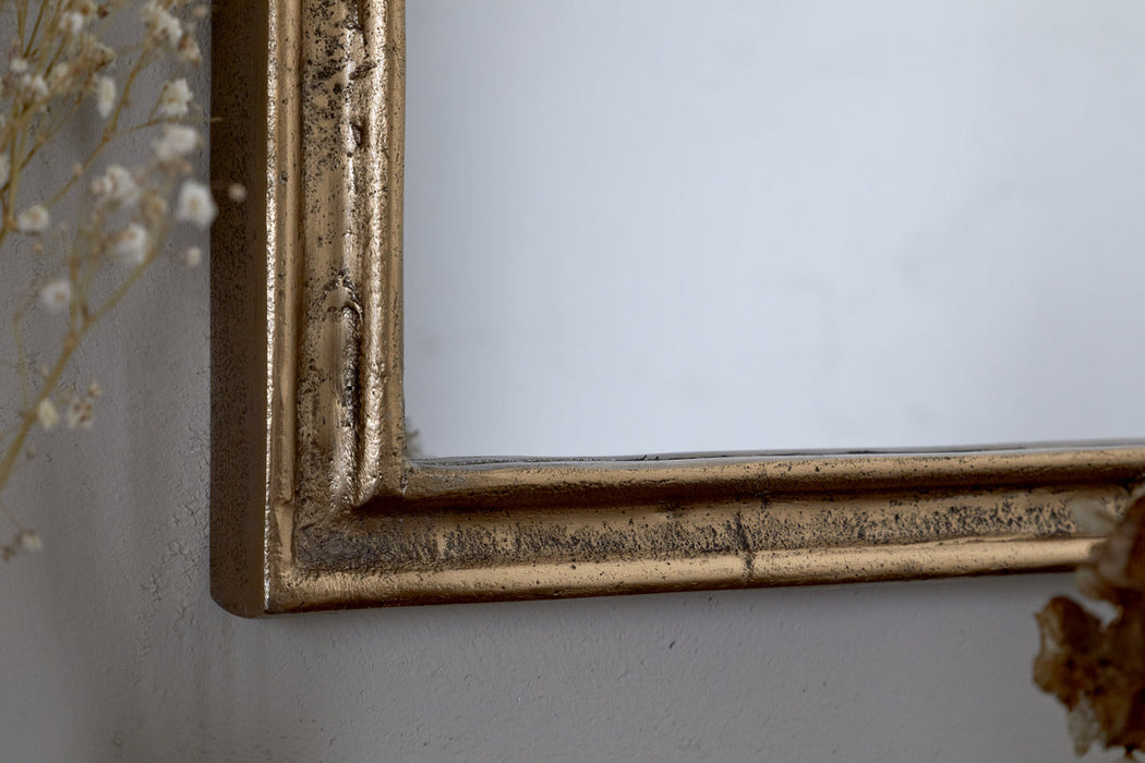 Almora Wall Mirror Antique Brass Extra Small