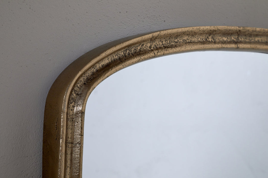 Almora Wall Mirror Antique Brass Extra Small