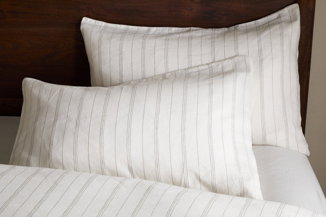 Anta Hemp Cotton Housewife Pillowcases Sage Green