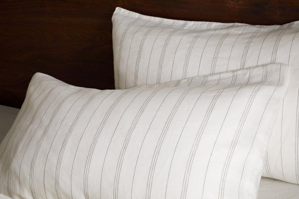 Anta Hemp Cotton Housewife Pillowcases Sage Green