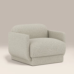Connick Armchair | Speckled Stone Sustainable Boucle