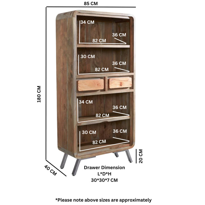 Aspen Large Bookcase