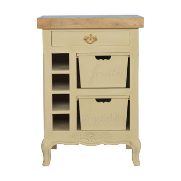 The Parisian Provincial Olive Cream Cabinet