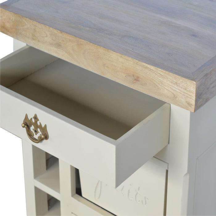 The Parisian Provincial Olive Cream Cabinet