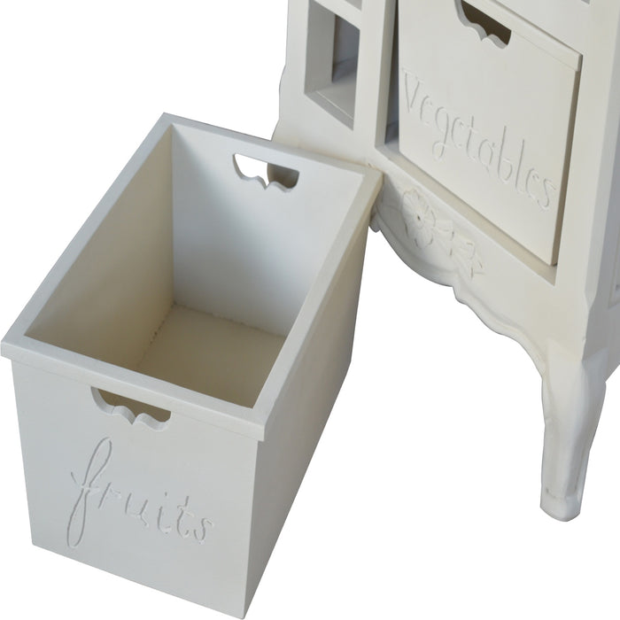 The Parisian Provincial Olive Cream Cabinet
