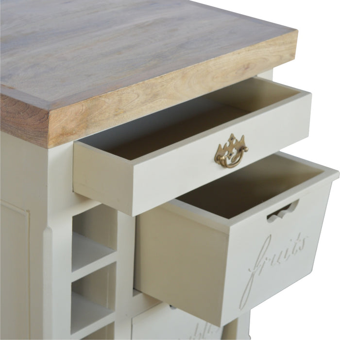 The Parisian Provincial Olive Cream Cabinet