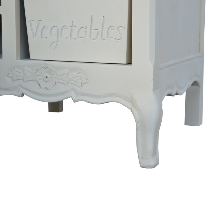 The Parisian Provincial Olive Cream Cabinet