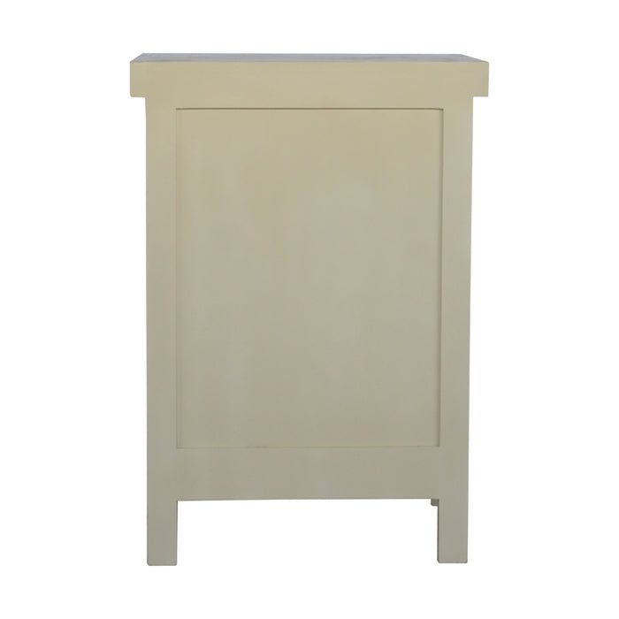 The Parisian Provincial Olive Cream Cabinet