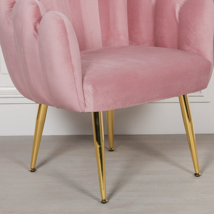 Deco Pink Dining Bedroom Chair