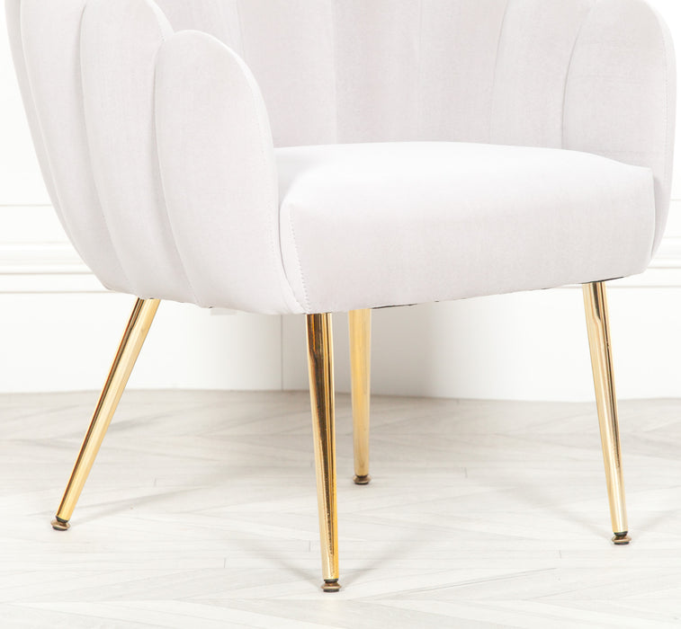 Deco Grey Dining Bedroom Chair