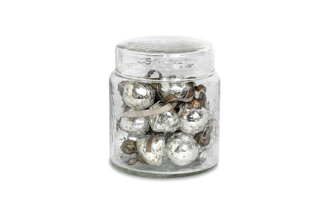 Adisa Bauble Jar Antique Silver Set Of 16