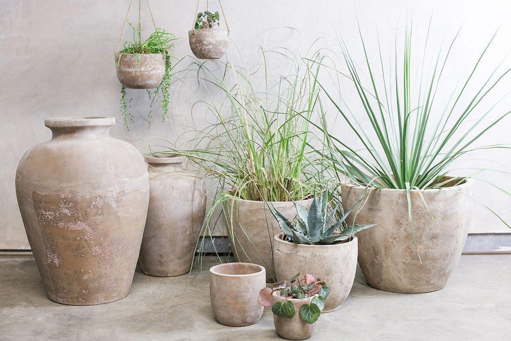 Affiti Clay Tapered Pot Small