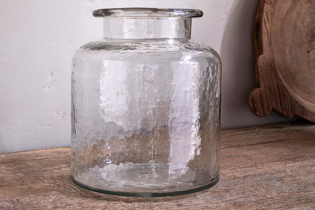 Akra Recycled Glass Vase Clear